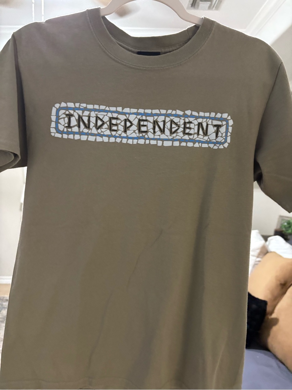 Mosaic Logo gray Short Sleeve Tee